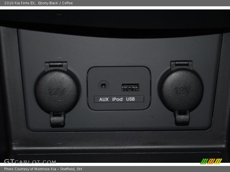 Ebony Black / Coffee 2010 Kia Forte EX