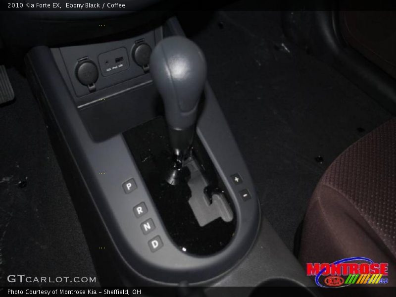 Ebony Black / Coffee 2010 Kia Forte EX