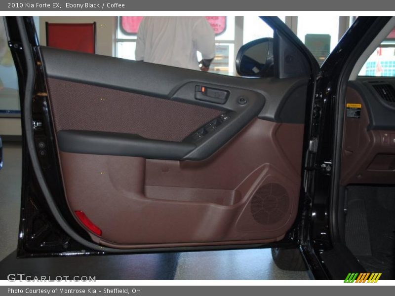 Ebony Black / Coffee 2010 Kia Forte EX