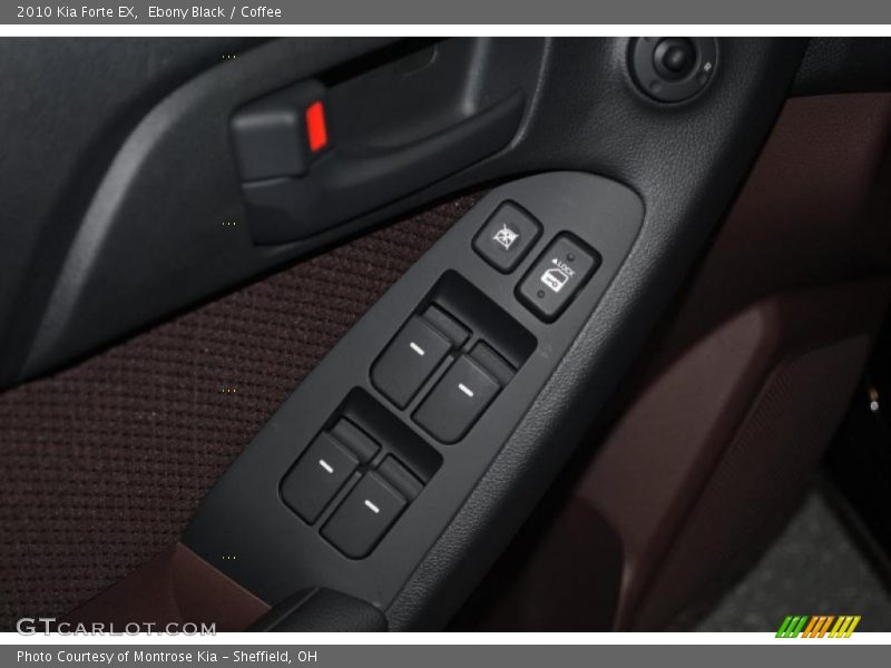 Ebony Black / Coffee 2010 Kia Forte EX