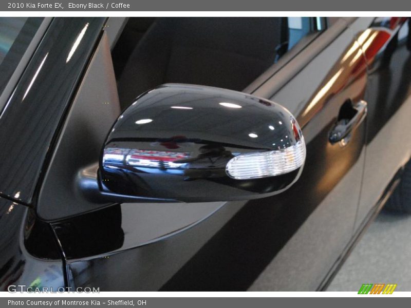 Ebony Black / Coffee 2010 Kia Forte EX