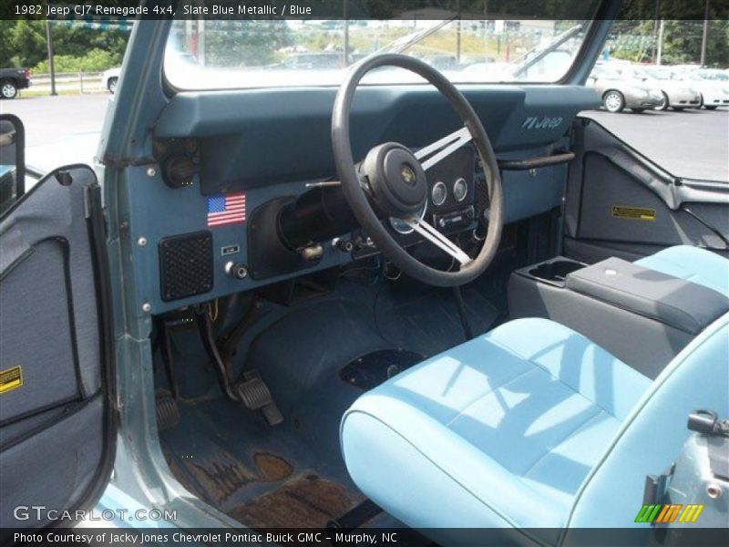  1982 CJ7 Renegade 4x4 Blue Interior
