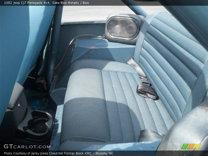 Rear Seat of 1982 CJ7 Renegade 4x4