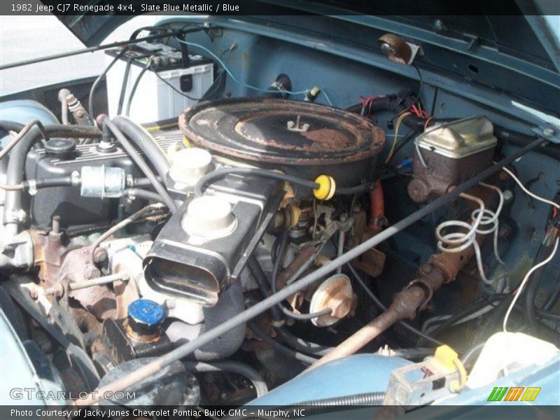  1982 CJ7 Renegade 4x4 Engine - 4.2 Liter OHV 12-Valve AMC Inline 6 Cylinder