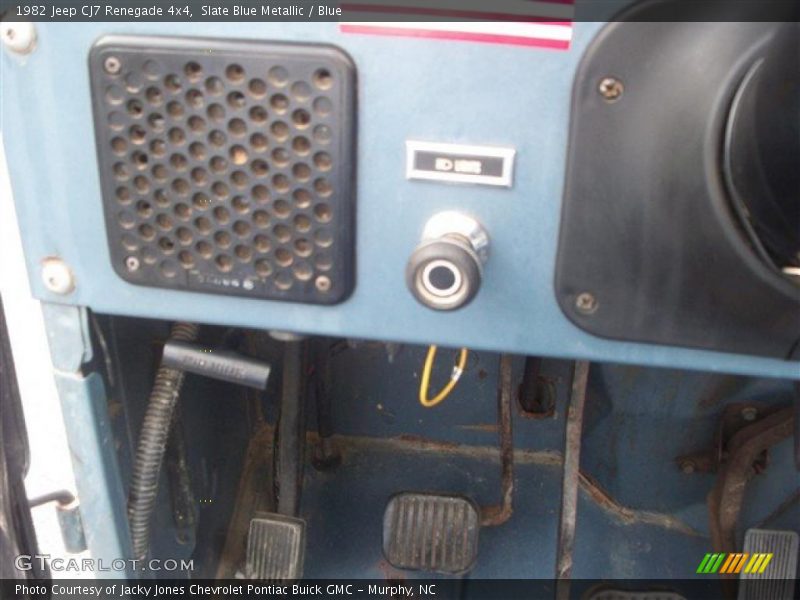 Controls of 1982 CJ7 Renegade 4x4