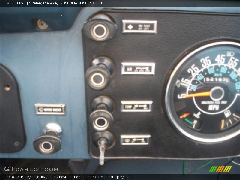Controls of 1982 CJ7 Renegade 4x4
