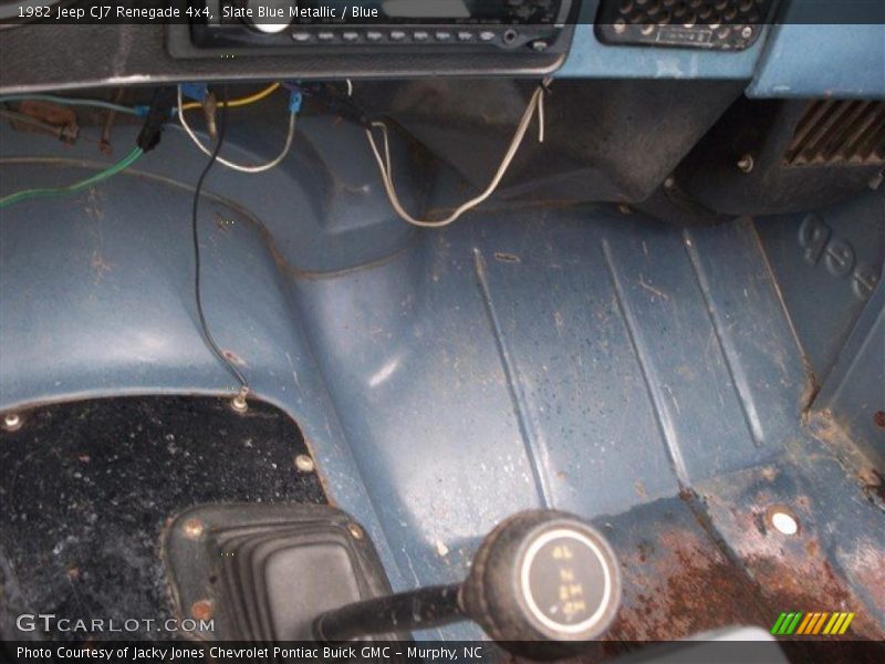 Controls of 1982 CJ7 Renegade 4x4