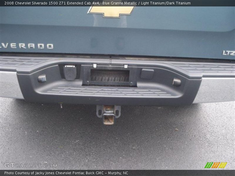 Blue Granite Metallic / Light Titanium/Dark Titanium 2008 Chevrolet Silverado 1500 Z71 Extended Cab 4x4
