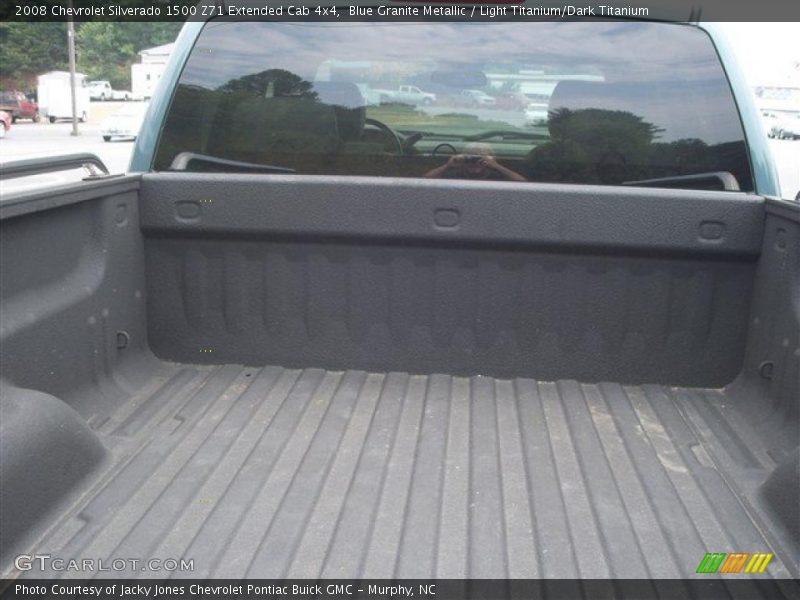 Blue Granite Metallic / Light Titanium/Dark Titanium 2008 Chevrolet Silverado 1500 Z71 Extended Cab 4x4