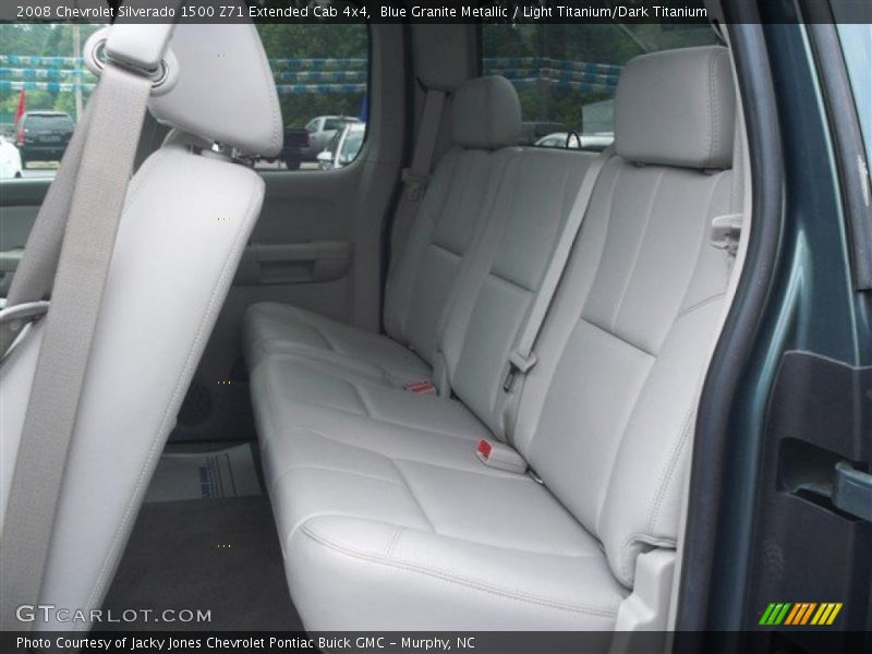 Blue Granite Metallic / Light Titanium/Dark Titanium 2008 Chevrolet Silverado 1500 Z71 Extended Cab 4x4