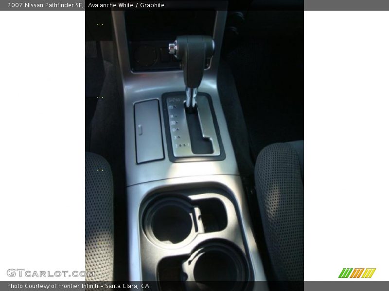 Avalanche White / Graphite 2007 Nissan Pathfinder SE