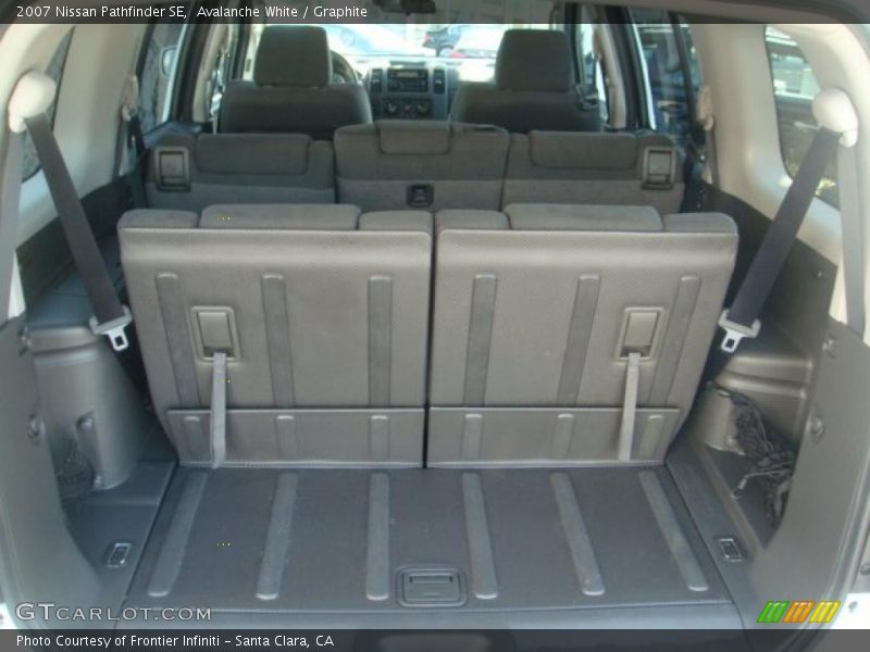 Avalanche White / Graphite 2007 Nissan Pathfinder SE