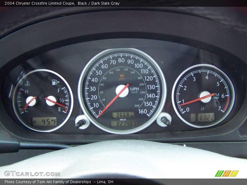  2004 Crossfire Limited Coupe Limited Coupe Gauges