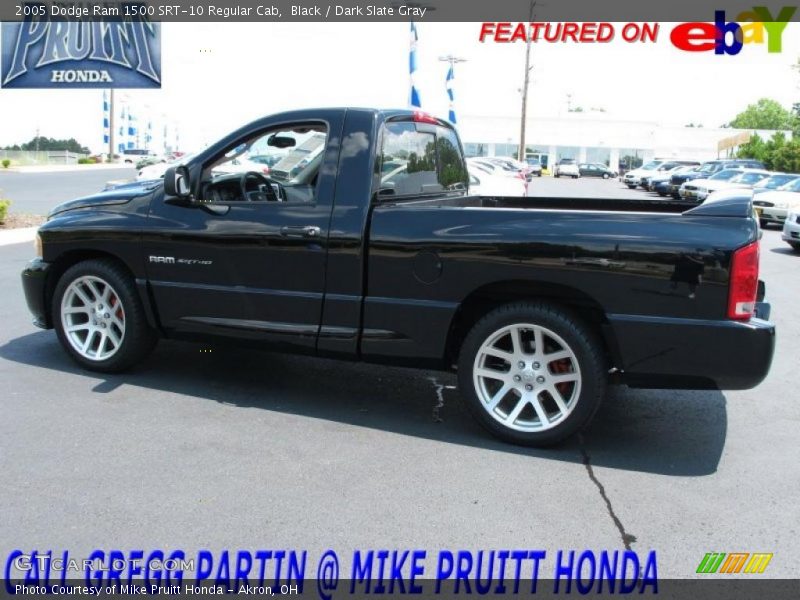 Black / Dark Slate Gray 2005 Dodge Ram 1500 SRT-10 Regular Cab