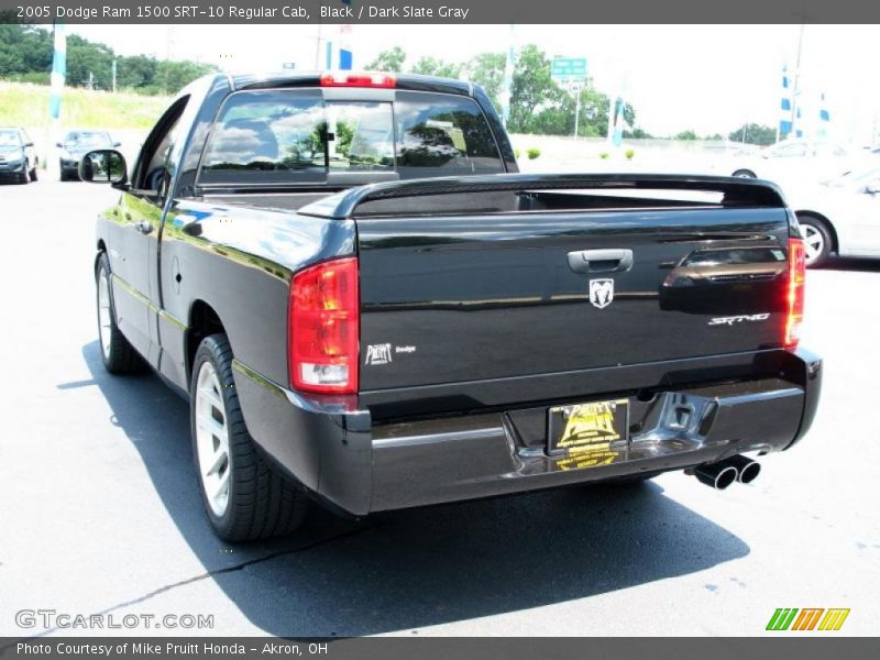Black / Dark Slate Gray 2005 Dodge Ram 1500 SRT-10 Regular Cab