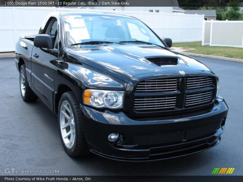 Black / Dark Slate Gray 2005 Dodge Ram 1500 SRT-10 Regular Cab