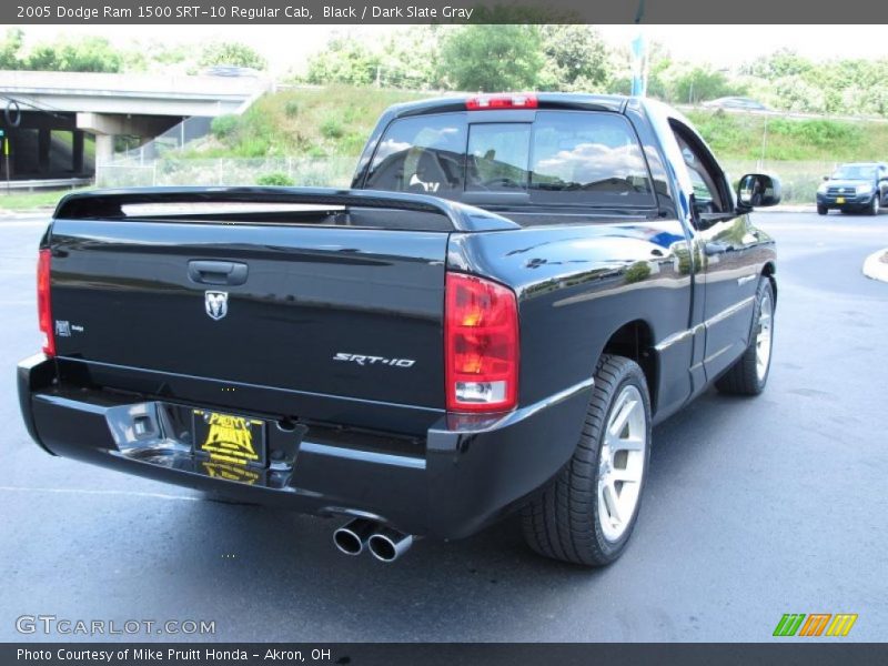 Black / Dark Slate Gray 2005 Dodge Ram 1500 SRT-10 Regular Cab