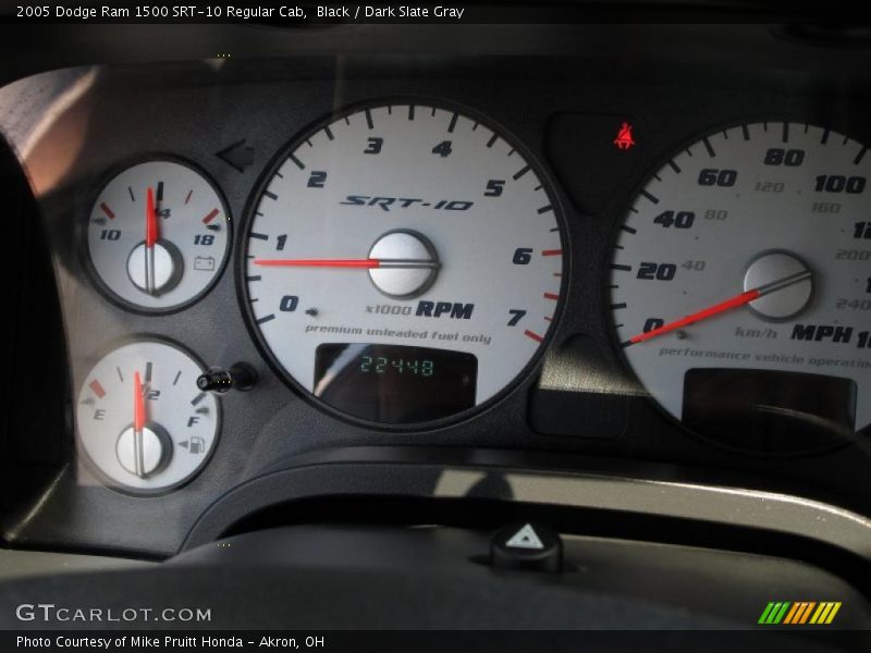 Black / Dark Slate Gray 2005 Dodge Ram 1500 SRT-10 Regular Cab