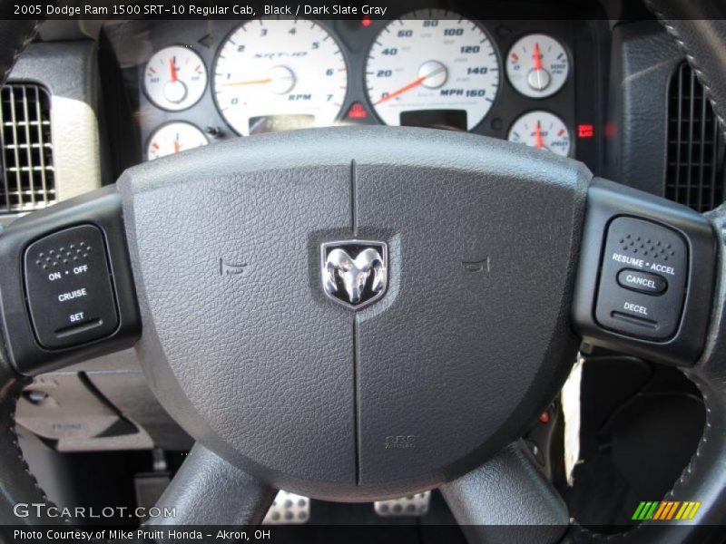 Black / Dark Slate Gray 2005 Dodge Ram 1500 SRT-10 Regular Cab