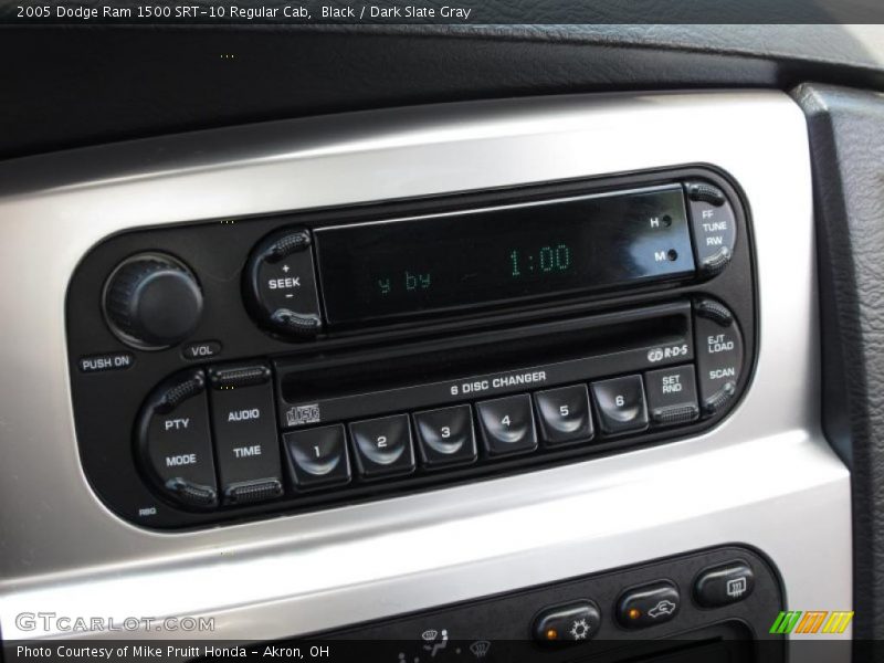 Black / Dark Slate Gray 2005 Dodge Ram 1500 SRT-10 Regular Cab