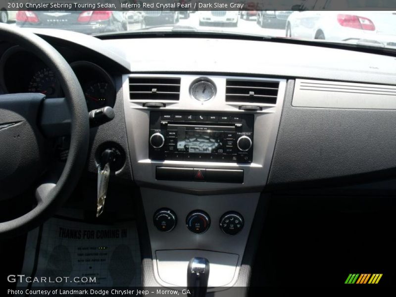 Inferno Red Crystal Pearl / Dark Slate Gray 2010 Chrysler Sebring Touring Sedan