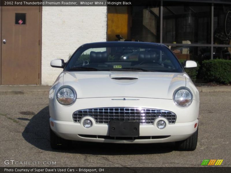 Whisper White / Midnight Black 2002 Ford Thunderbird Premium Roadster