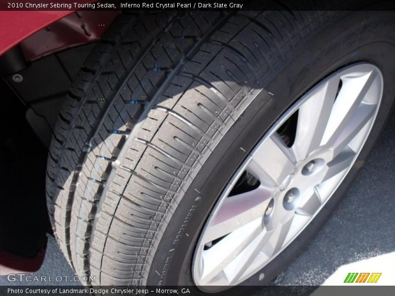 Inferno Red Crystal Pearl / Dark Slate Gray 2010 Chrysler Sebring Touring Sedan