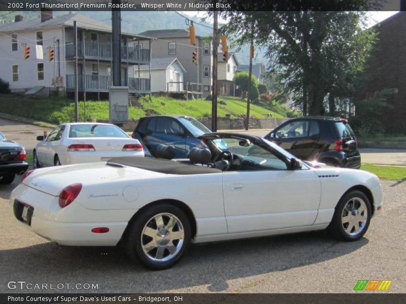 Whisper White / Midnight Black 2002 Ford Thunderbird Premium Roadster