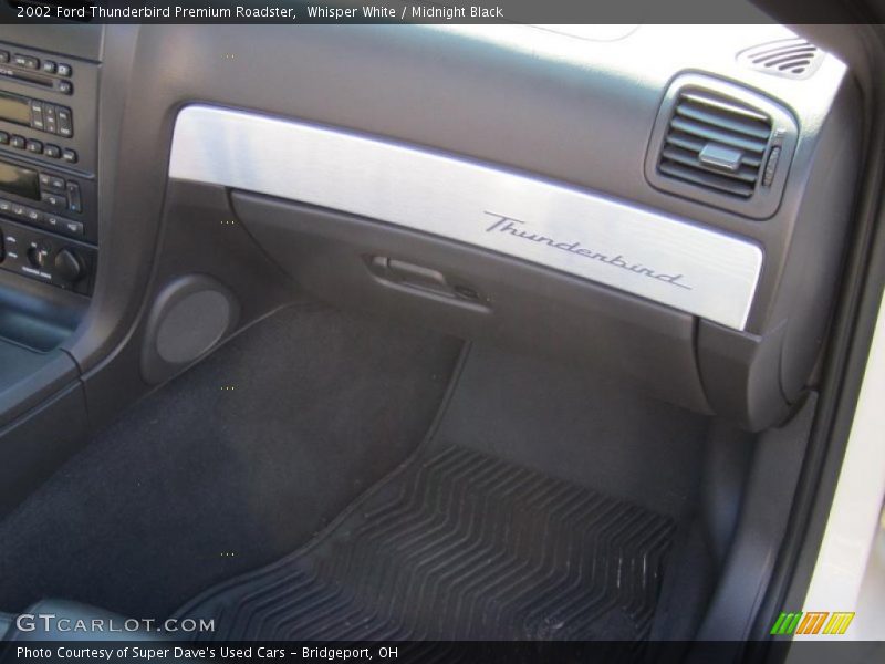 Whisper White / Midnight Black 2002 Ford Thunderbird Premium Roadster