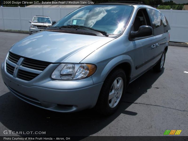 Butane Blue Pearl / Medium Slate Gray 2006 Dodge Caravan SXT