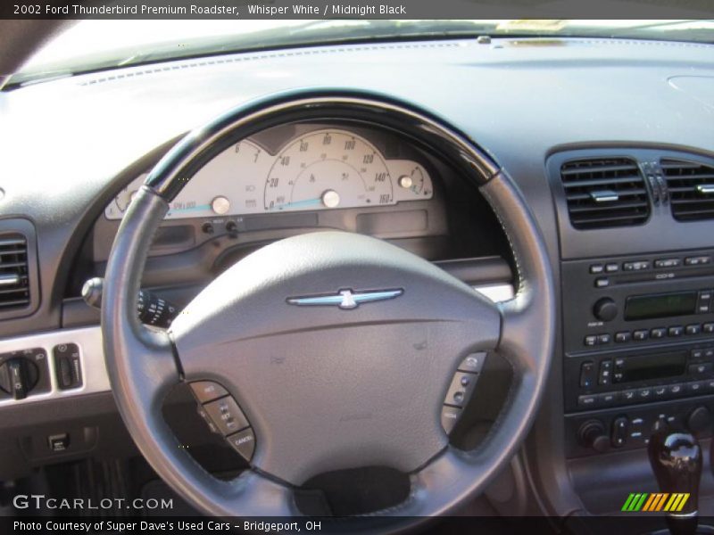 Whisper White / Midnight Black 2002 Ford Thunderbird Premium Roadster