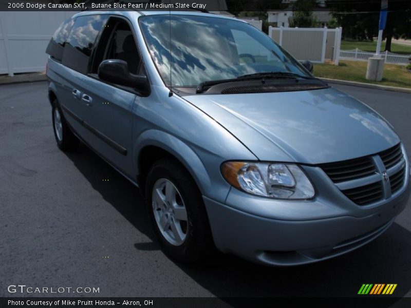 Butane Blue Pearl / Medium Slate Gray 2006 Dodge Caravan SXT