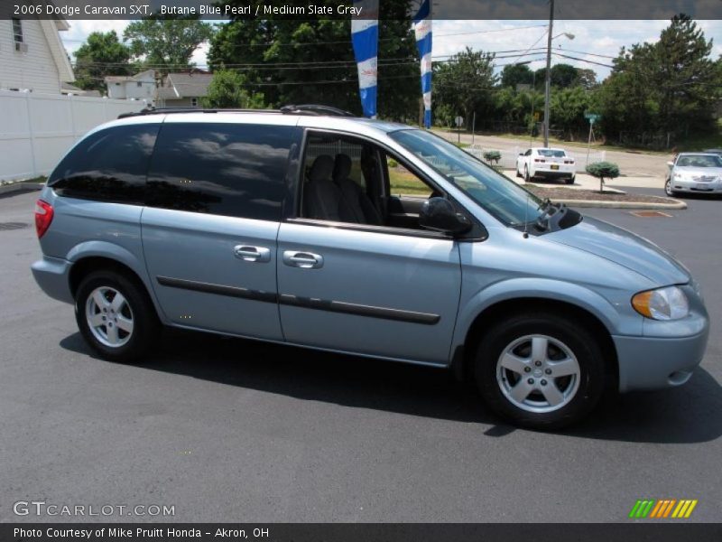 Butane Blue Pearl / Medium Slate Gray 2006 Dodge Caravan SXT