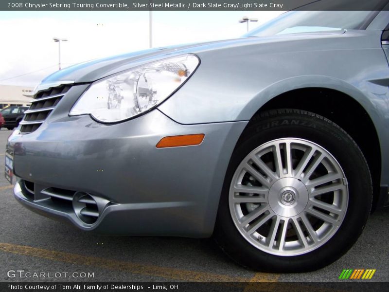Silver Steel Metallic / Dark Slate Gray/Light Slate Gray 2008 Chrysler Sebring Touring Convertible