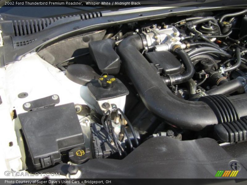 Whisper White / Midnight Black 2002 Ford Thunderbird Premium Roadster