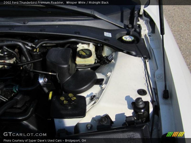 Whisper White / Midnight Black 2002 Ford Thunderbird Premium Roadster