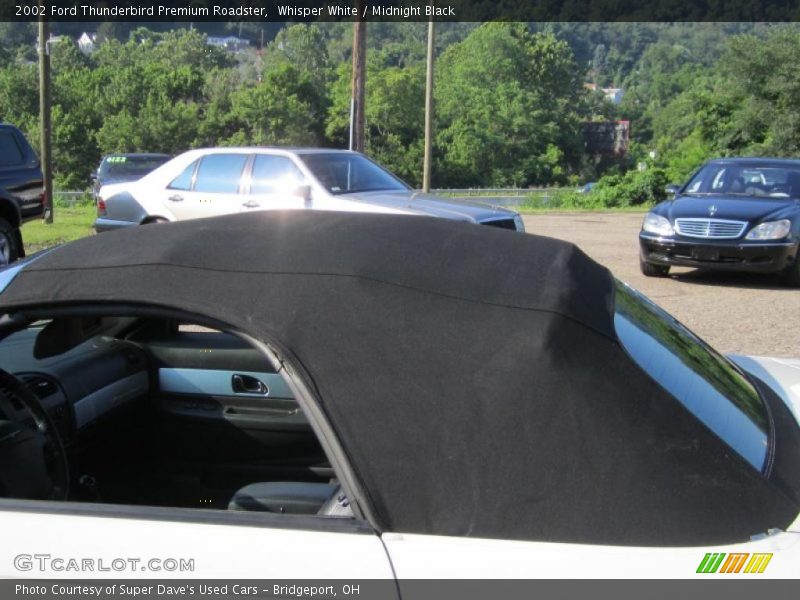 Whisper White / Midnight Black 2002 Ford Thunderbird Premium Roadster