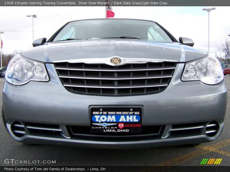 Silver Steel Metallic / Dark Slate Gray/Light Slate Gray 2008 Chrysler Sebring Touring Convertible