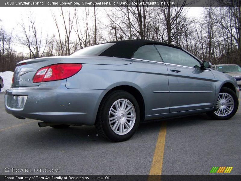 Silver Steel Metallic / Dark Slate Gray/Light Slate Gray 2008 Chrysler Sebring Touring Convertible