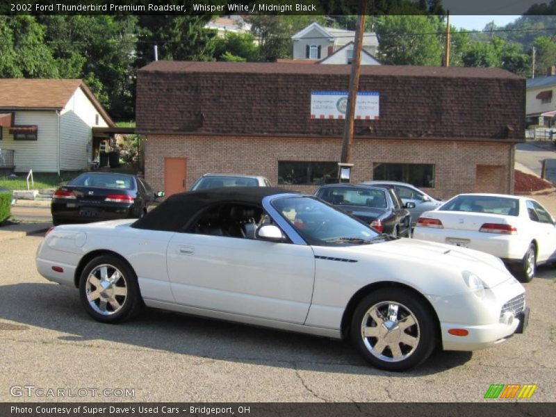 Whisper White / Midnight Black 2002 Ford Thunderbird Premium Roadster