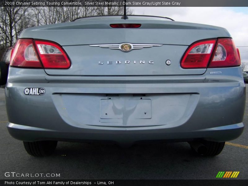 Silver Steel Metallic / Dark Slate Gray/Light Slate Gray 2008 Chrysler Sebring Touring Convertible