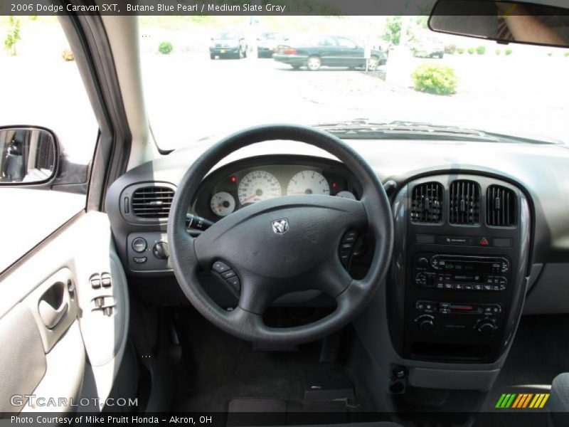 Butane Blue Pearl / Medium Slate Gray 2006 Dodge Caravan SXT