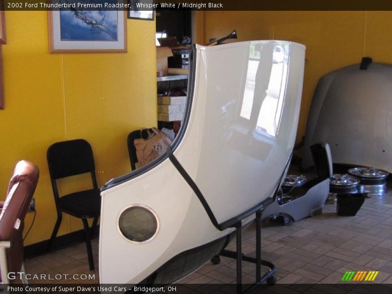Whisper White / Midnight Black 2002 Ford Thunderbird Premium Roadster