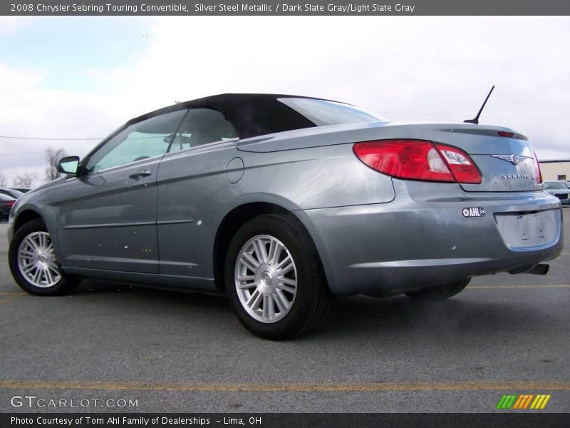 Silver Steel Metallic / Dark Slate Gray/Light Slate Gray 2008 Chrysler Sebring Touring Convertible