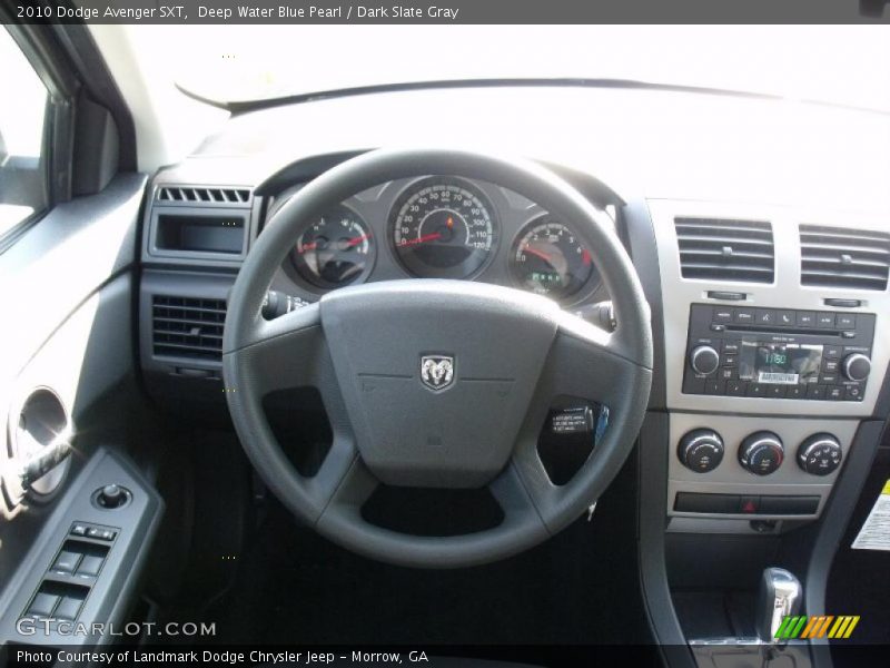 Deep Water Blue Pearl / Dark Slate Gray 2010 Dodge Avenger SXT