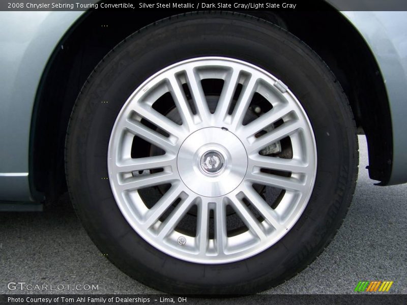 Silver Steel Metallic / Dark Slate Gray/Light Slate Gray 2008 Chrysler Sebring Touring Convertible