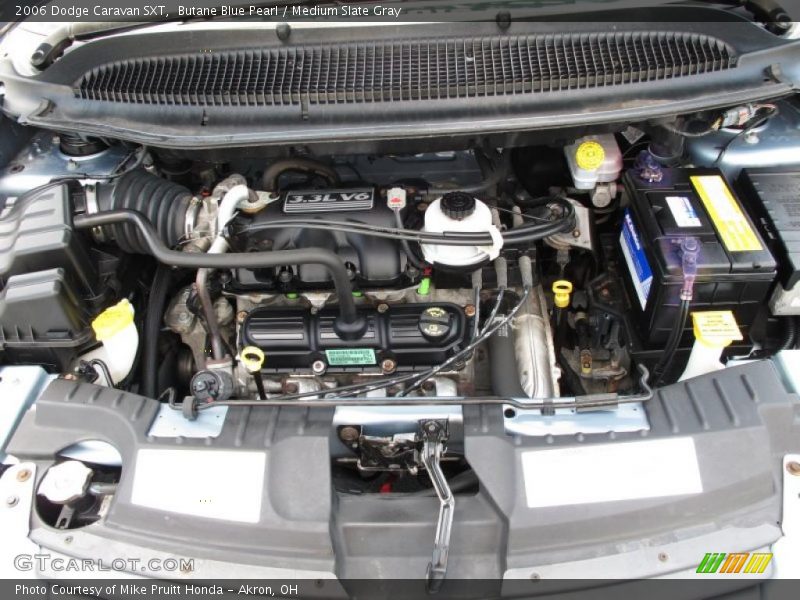 Butane Blue Pearl / Medium Slate Gray 2006 Dodge Caravan SXT