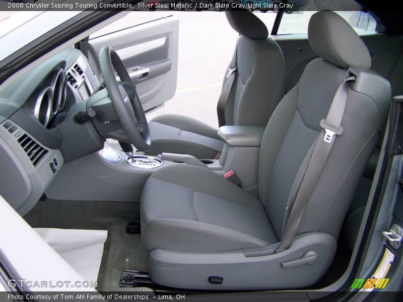 Silver Steel Metallic / Dark Slate Gray/Light Slate Gray 2008 Chrysler Sebring Touring Convertible
