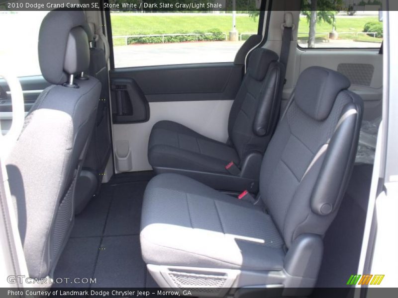 Stone White / Dark Slate Gray/Light Shale 2010 Dodge Grand Caravan SE