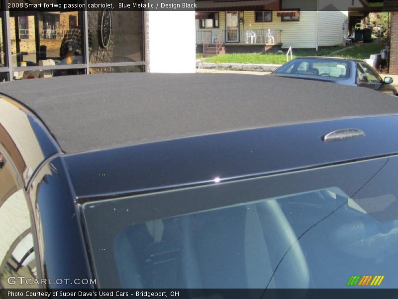 Blue Metallic / Design Black 2008 Smart fortwo passion cabriolet